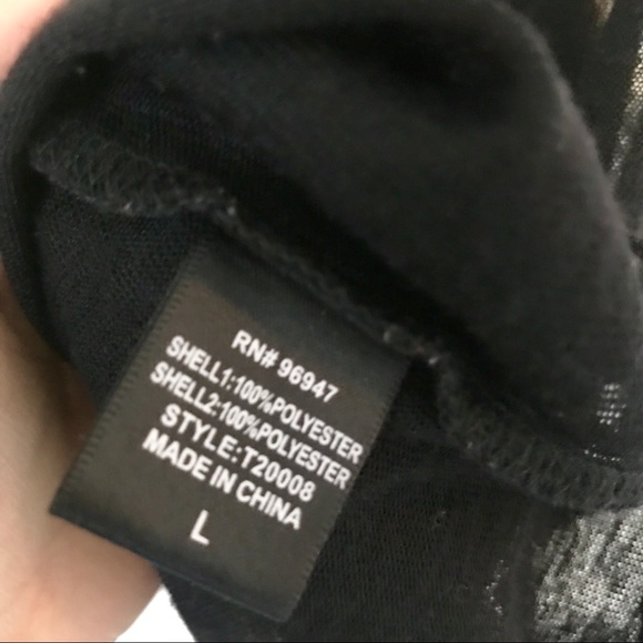 ✨BLACK TANK W CREAM TRIM✨ - Picture 4 of 4